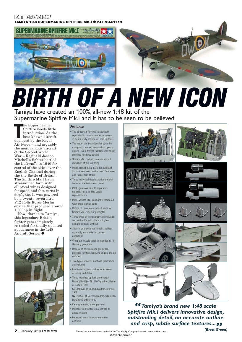 Tamiya Model Magazine 279 (2019-01)